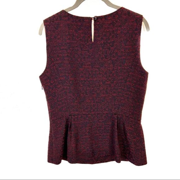 Classiques Entier Top Shirt Size M Sleeveless Bejeweled Red Black Special Event - Picture 3 of 13